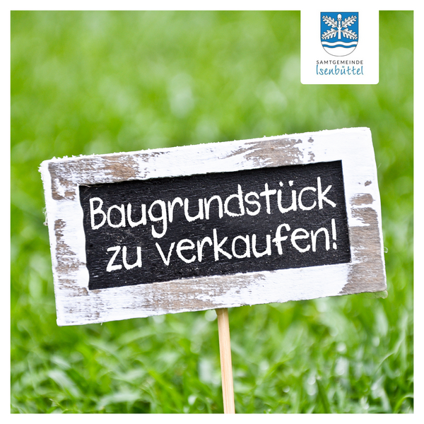 Bild vergr&ouml;&szlig;ern: Schild Verkauf Baugrundstück