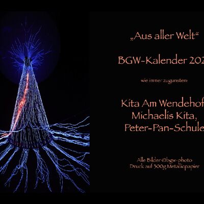Bild des Deckblattees des Kalenders von Bernd Wewior