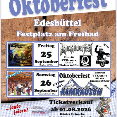 Plakat fürs Oktoberfest